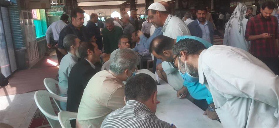 برگزاری میز خدمت شرکت آب و فاضلاب اهواز