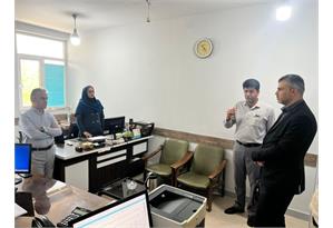 بازدید مدیرعامل شرکت آبفا اهواز از معاونت برنامه‌ریزی و منابع انسانی2