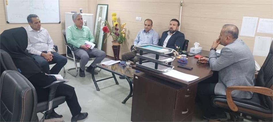 برگزاری جلسه مشترک معاونت بهره‌برداری و توسعه فاضلاب با مجری طرح مسکن مهر