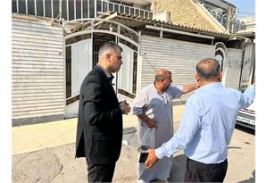 بازدید مدیرعامل شرکت آب و فاضلاب اهواز از مناطق کم‌برخوردار3
