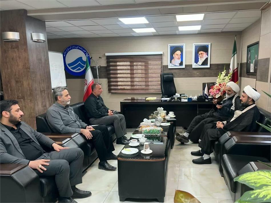 دیدار مدیرعامل شرکت آب و فاضلاب اهواز با مسئول فرهنگی و دینی شرکت مهندسی آبفا کشور