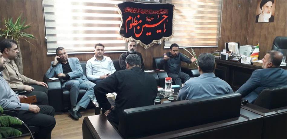بررسی و بازدید میدانی از پروژه‌های آبرسانی و خدمات اربعین در شهرستان حمیدیه