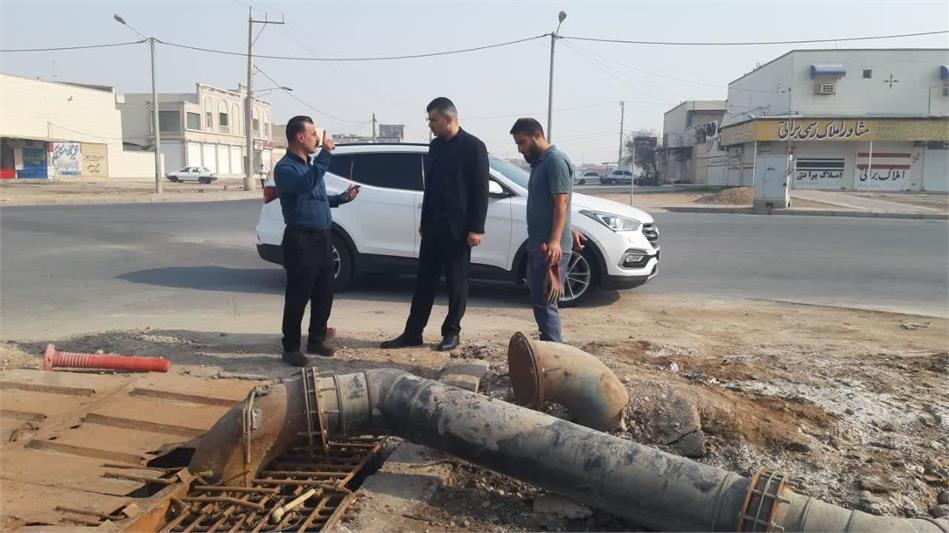 بازدید مهندس عبیداوی از مناطق کمپلو و کیان‌شهر