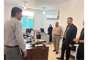 بازدید مدیرعامل شرکت آبفا اهواز از معاونت برنامه‌ریزی و منابع انسانی3