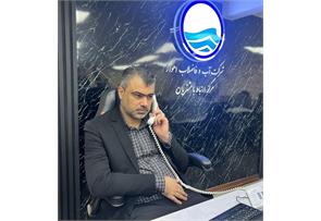 مدیرعامل شرکت آبفای اهواز پاسخگوی شهروندان در مرکز ارتباط با مشتریان ش...