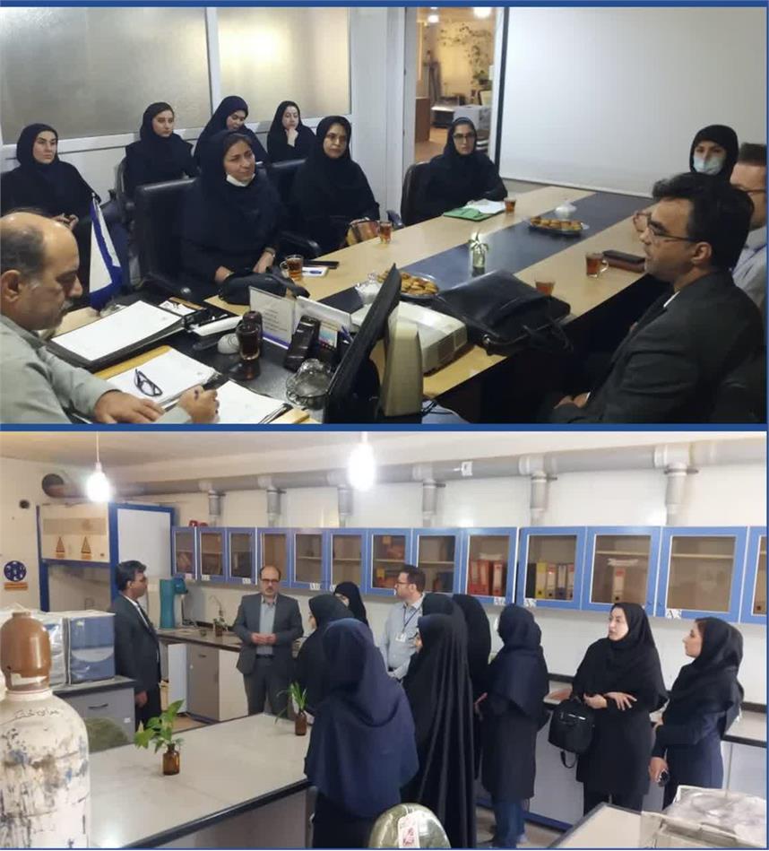بازدید کارشناسان شرکت ملی مناطق نفت‌خیز جنوب از آزمایشگاه مرکزی آب اهواز