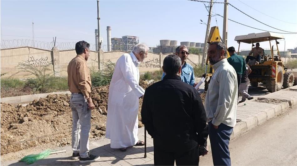 تسریع در عملیات اجرایی طرح آبرسانی به منطقه کوی فدک اهواز