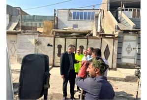 بازدید مدیرعامل شرکت آب و فاضلاب اهواز از مناطق کم‌برخوردار2