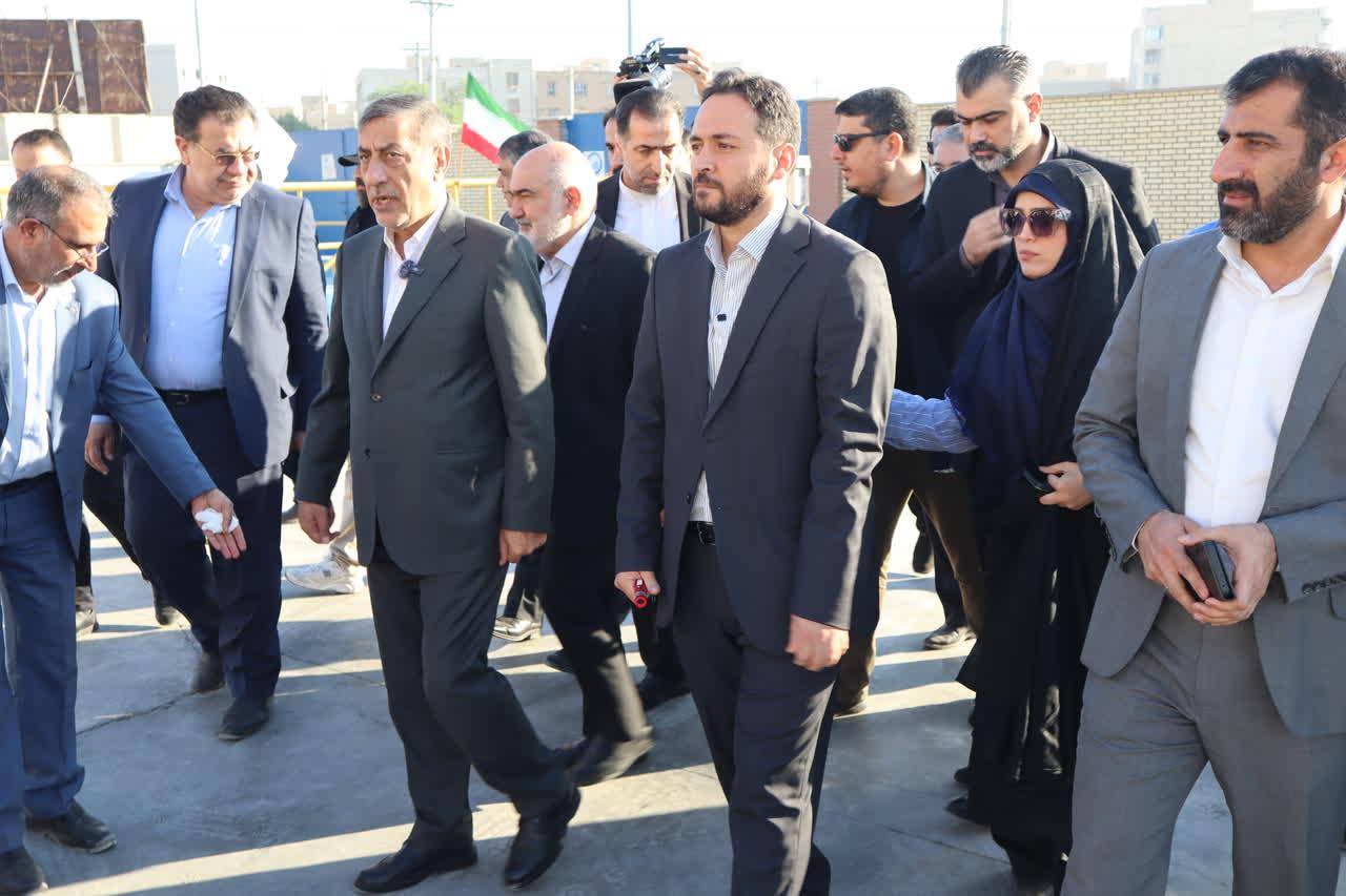بازدید دکتر قائم‌پناه، معاون اجرایی رئیس جمهور از ایستگاه پمپاژ فاضلاب ملی‌راه3