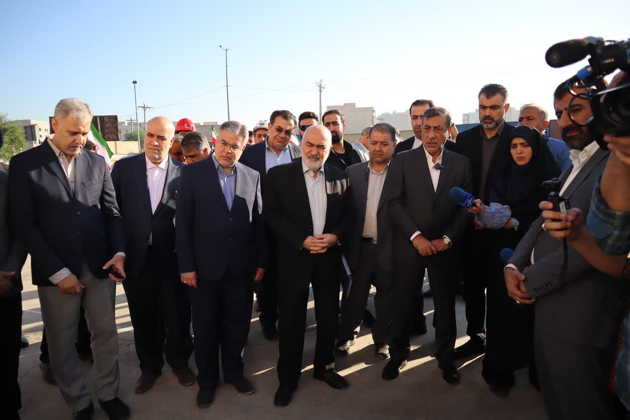 بازدید دکتر قائم‌پناه، معاون اجرایی رئیس جمهور از ایستگاه پمپاژ فاضلاب ملی‌راه2