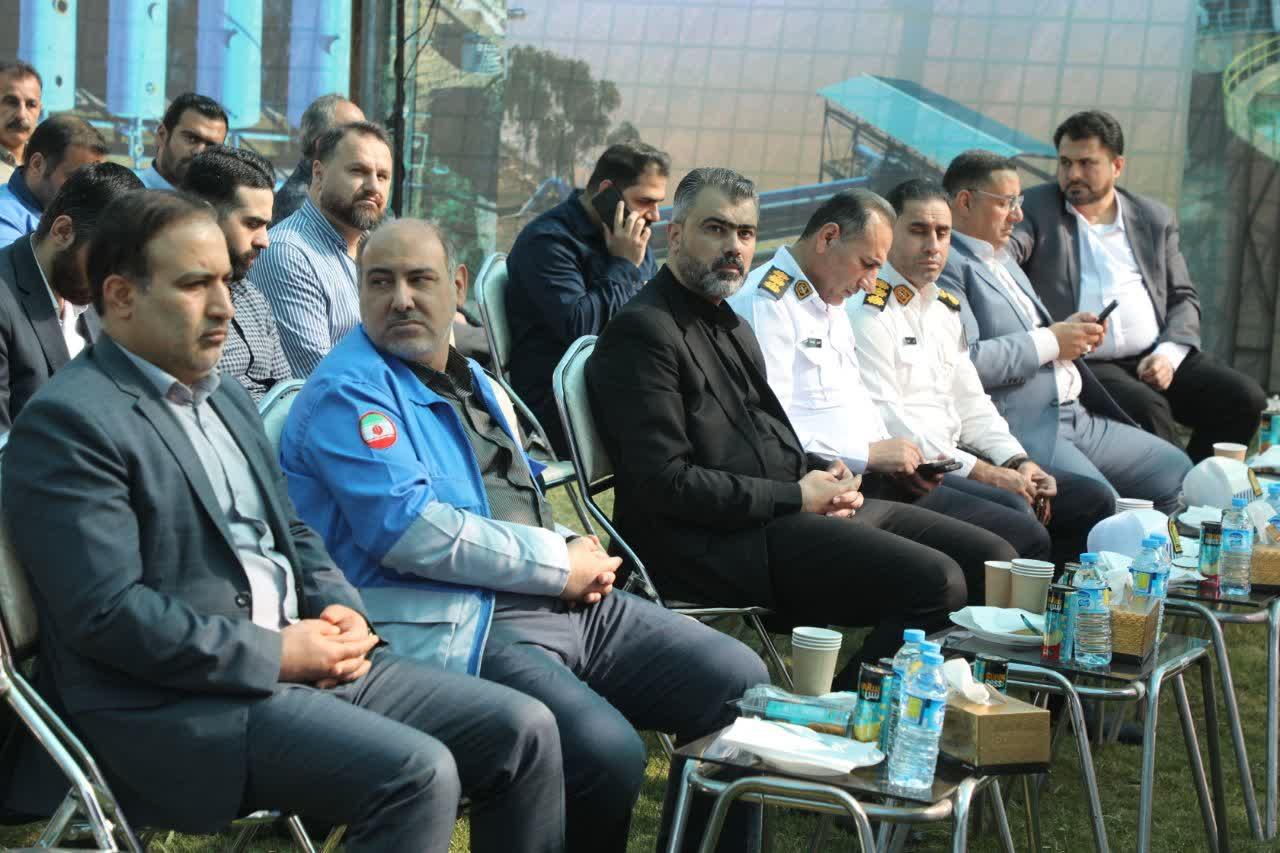 رزمایش آمادگی و استقرار ماشین‌آلات جمع‌آوری و دفع فاضلاب11