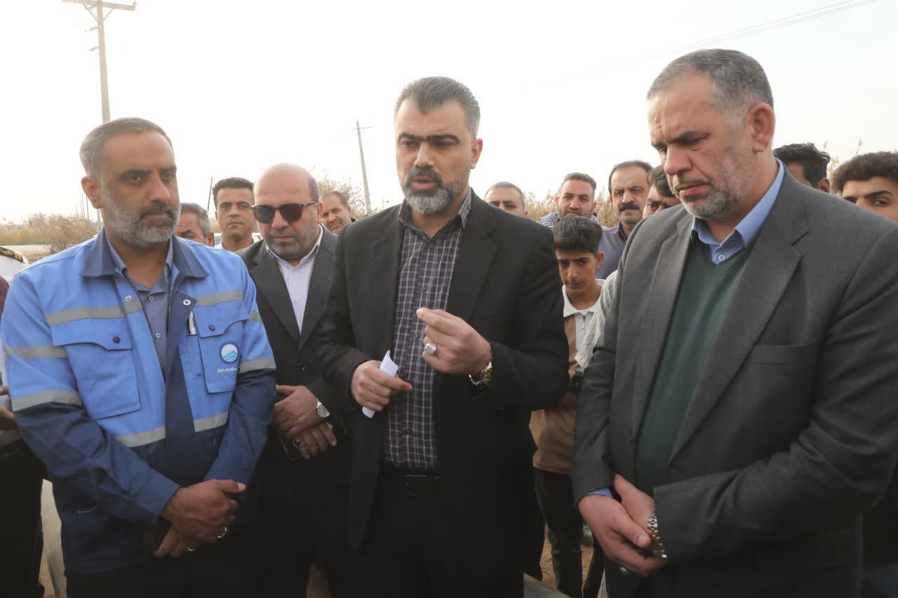 آیین کلنگ‌زنی پروژه آبرسانی به روستاهای حلاف1