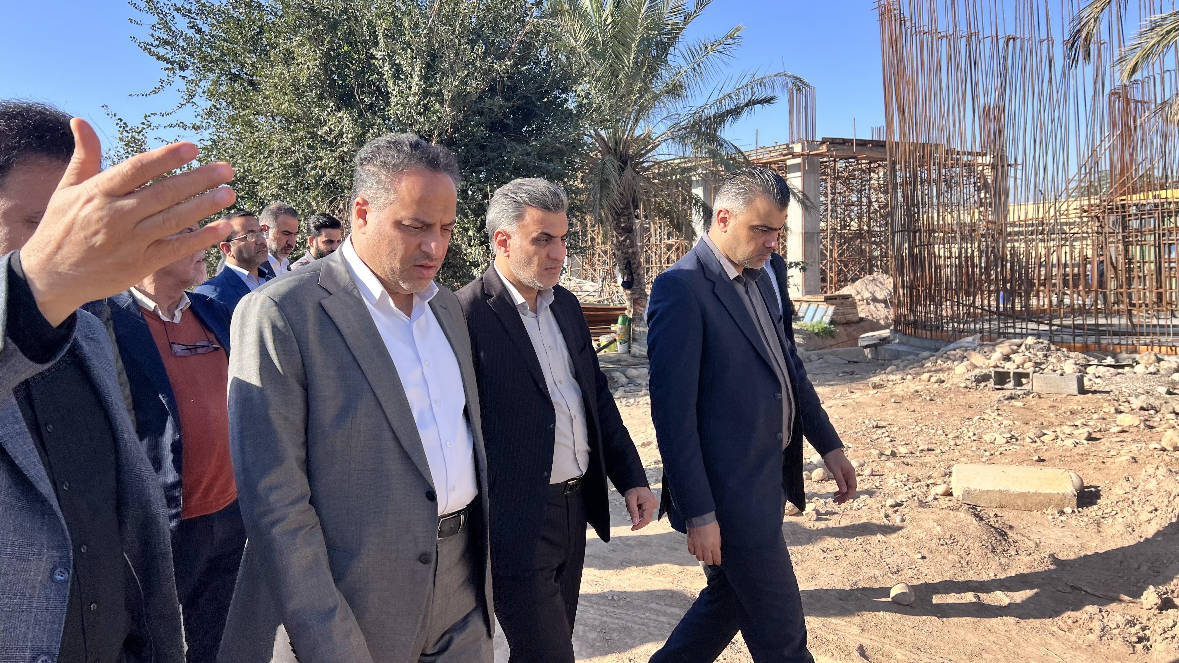 بازدید مدیرعامل شرکت مهندسی آبفا کشور از تصفیه‌خانه فاضلاب غرب اهواز9