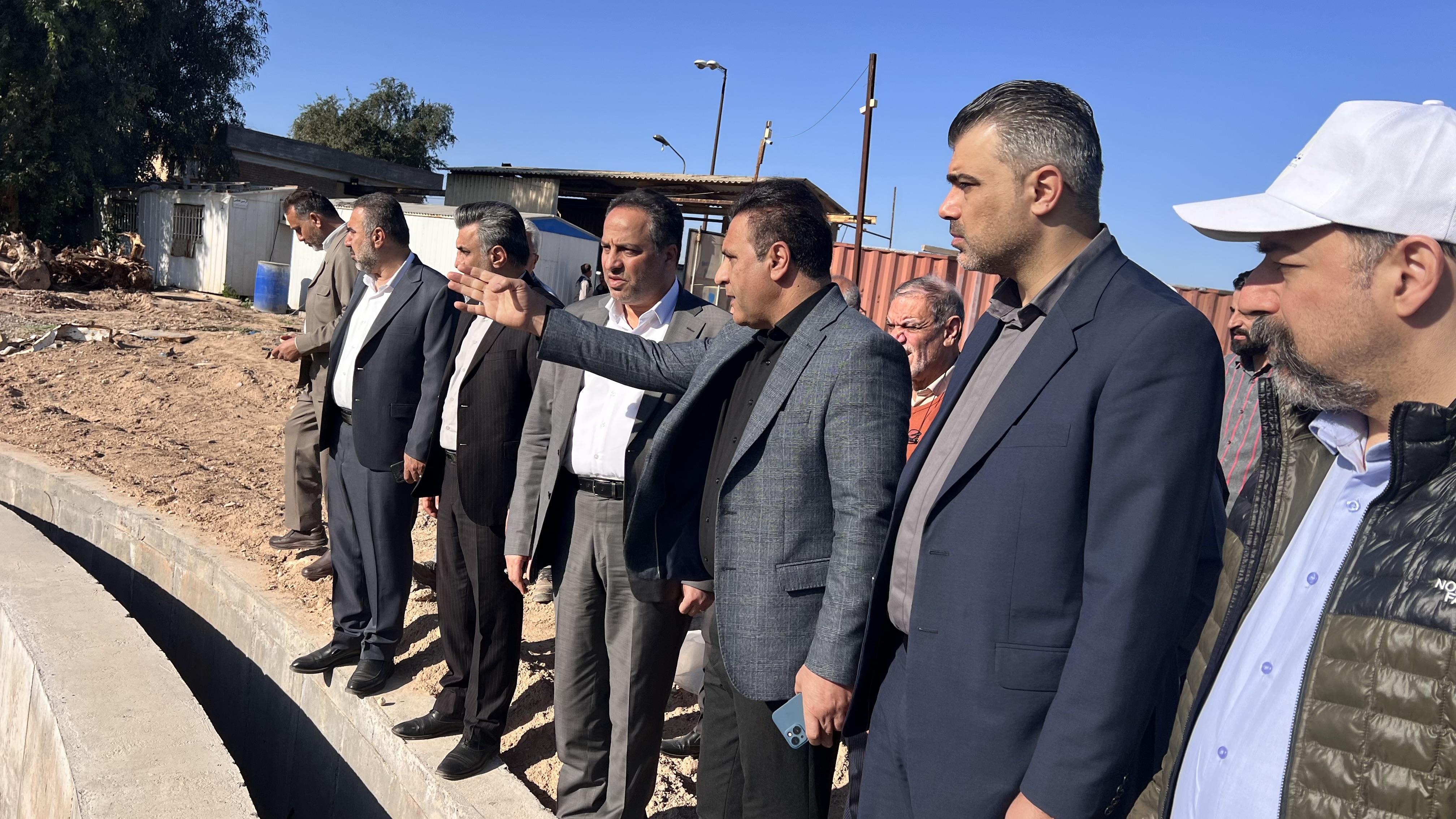 بازدید مدیرعامل شرکت مهندسی آبفا کشور از تصفیه‌خانه فاضلاب غرب اهواز8