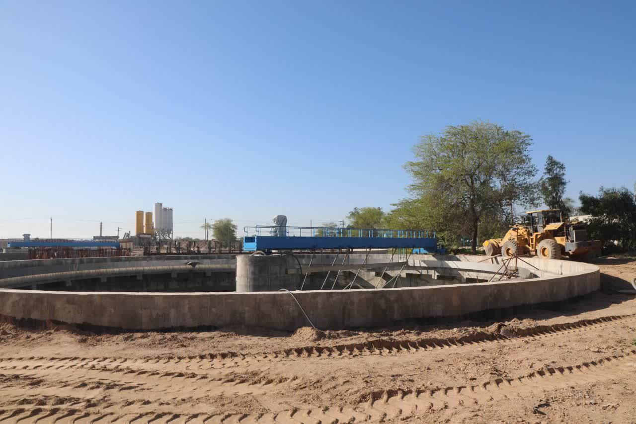 بازدید مدیرعامل شرکت مهندسی آبفا کشور از تصفیه‌خانه فاضلاب غرب اهواز5