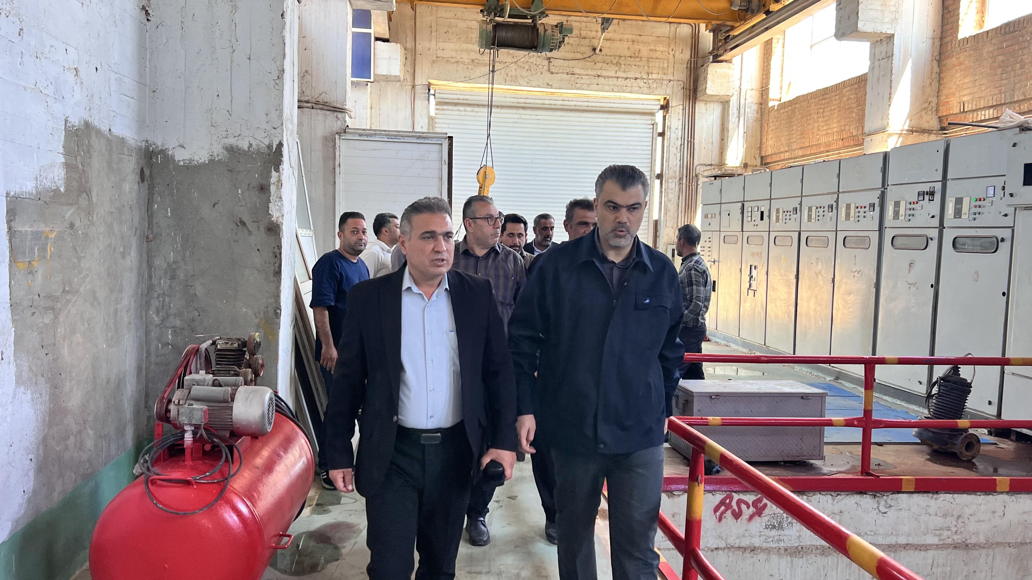 بازدید مدیرعامل آبفا اهواز از اسکله آبگیر شماره ۲ -2