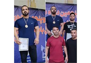 درخشش کارشناس امور ورزش شرکت آبفا اهواز در مسابقات کشتی آزاد خوزستان