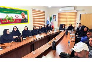 تقدیر از نیروهای برتر فرایند پذیرش و قراردادها در شرکت آب و فاضلاب اهواز