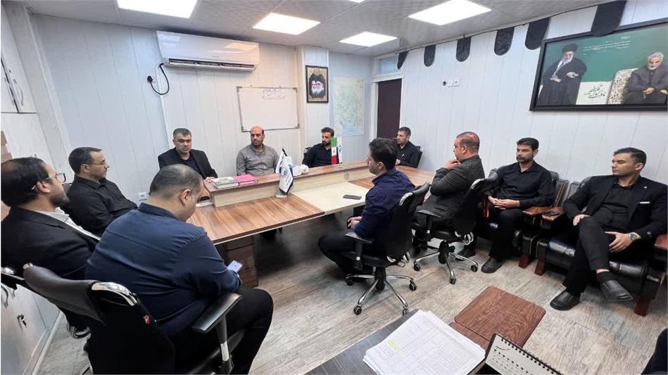 بازدید مدیرعامل شرکت آبفا اهواز از دفتر حراست