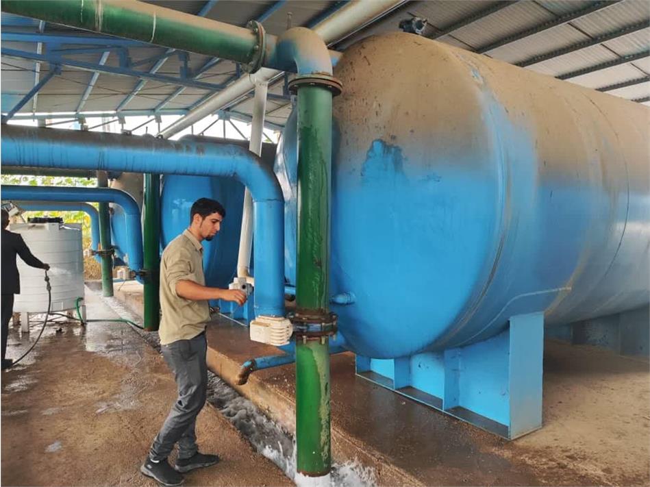 راه‌اندازی سیستم فیلتراسیون مجتمع آبرسانی حاشیه دز