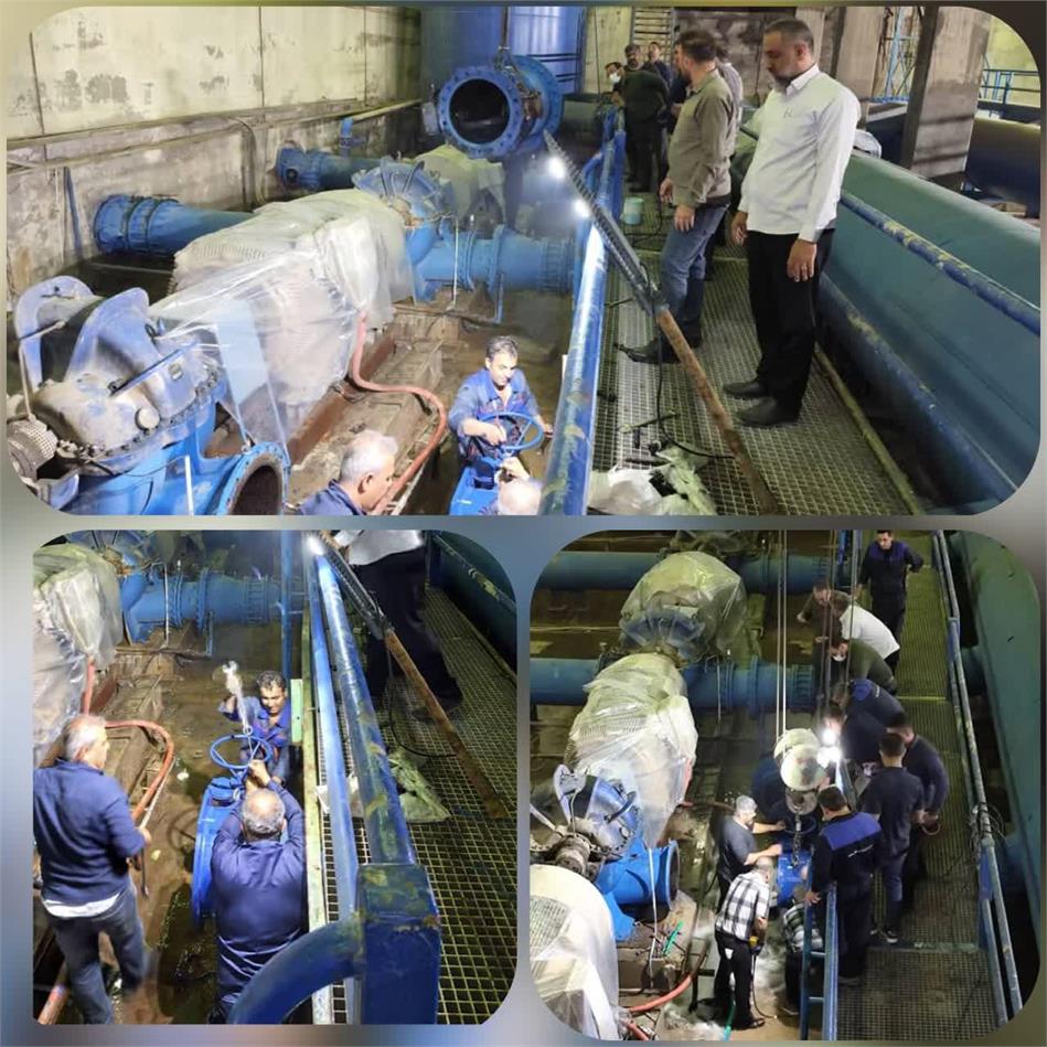 اورهال پمپ تصفیه‌خانه آب شهید منجزی اهواز