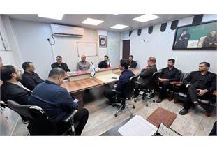 بازدید مدیرعامل شرکت آبفا اهواز از دفتر حراست