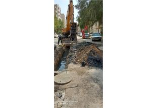 اصلاح شبکه فاضلاب خیابان فاطمی در منطقه زیتون کارمندی اهواز