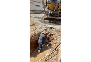 اتمام عملیات اصلاح خط فاضلاب خیابان ۳۲ سپیدار اهواز