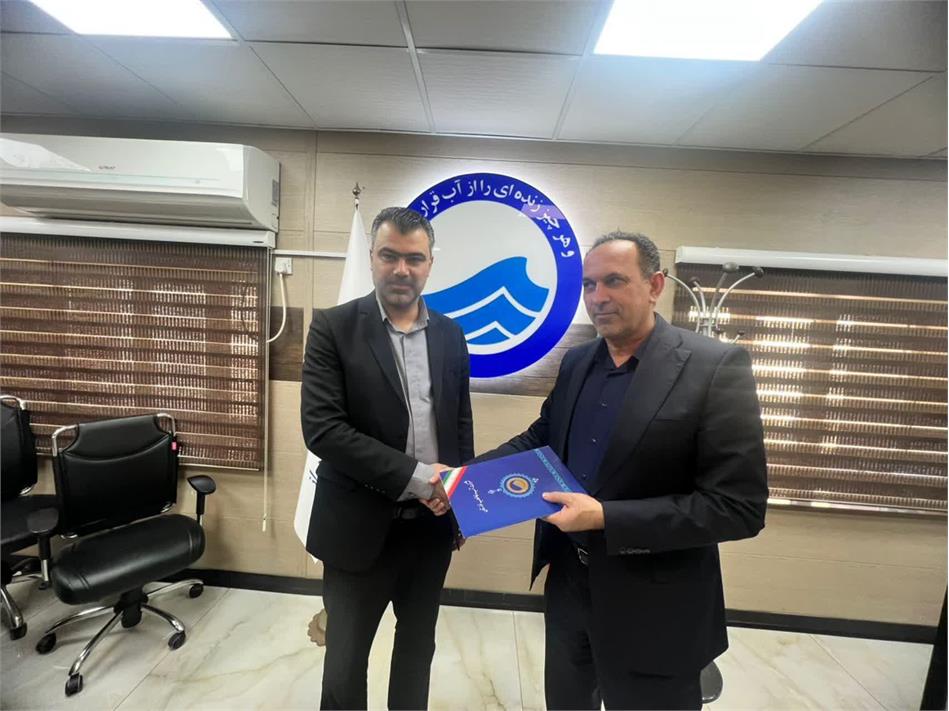 آیین معارفه مدیر عامل شرکت آبفا اهواز باحضور معاونین و مدیران این شرکت