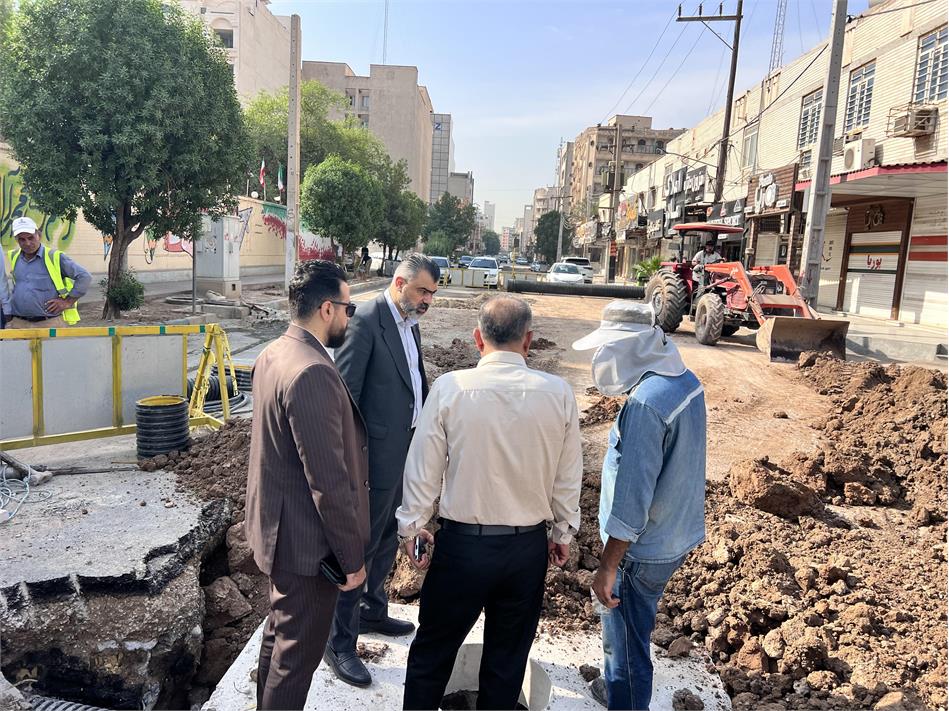 شرکت آبفا اهواز در آماده‌باش کامل برای بارندگی‌های پیش‌رو