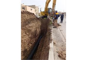 اصلاح خط فاضلاب در منطقه ۴ اهواز به پایان رسید