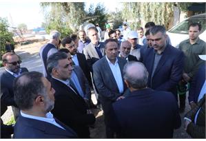 بازدید مدیرعامل شرکت مهندسی آبفا کشور از تصفیه‌خانه فاضلاب غرب اهواز2