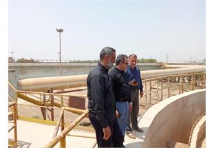 بازدید میدانی از عملیات ارتقاء تصفیه خانه آب گروه ملی اهواز