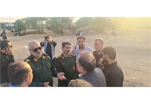 بازدید مسئولان از خدمات‌رسانی به زائران اربعین در حمیدیه