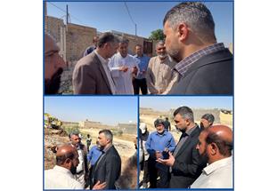 گام‌های عملی آبفا اهواز برای بهبود وضعیت آب در ملاشیه با حضور میدانی مهندس عبیداوی