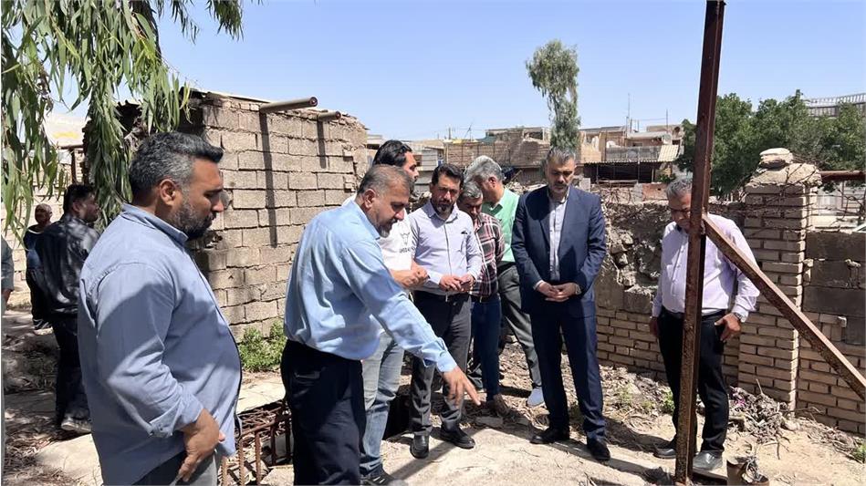 بازدید مدیرعامل شرکت آب و فاضلاب اهواز از ایستگاه غزنوی