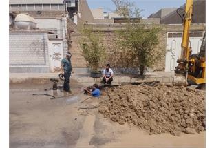 ادامه خدمت رسانی آبفا اهواز در گرمای طاقت فرسا؛