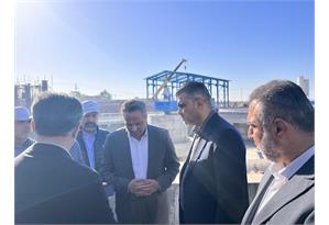 بازدید مدیرعامل شرکت مهندسی آبفا کشور از تصفیه‌خانه فاضلاب غرب اهواز11