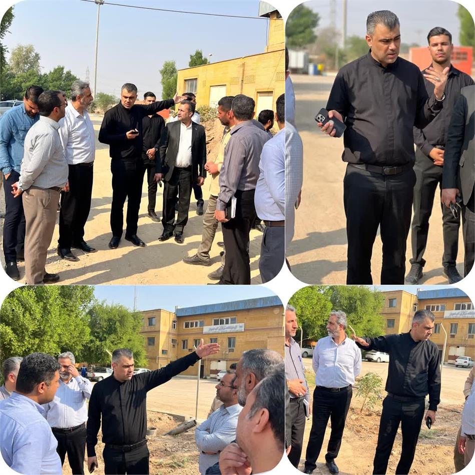 تأکید مدیرعامل شرکت آبفا اهواز بر تسریع بازسازی و محوطه‌سازی تصفیه‌خانه آب شهید منجزی