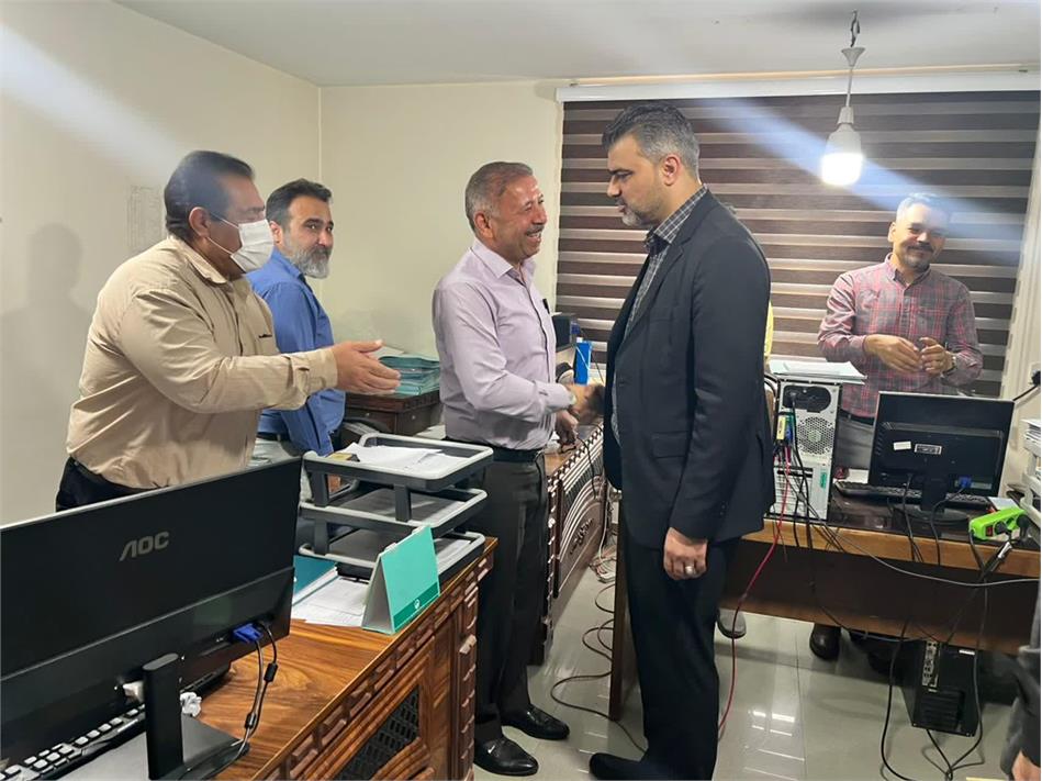 بازدید مدیرعامل آبفا اهواز از معاونت مشترکین و درآمد و معاونت بهره‌برداری و توسعه فاضلاب