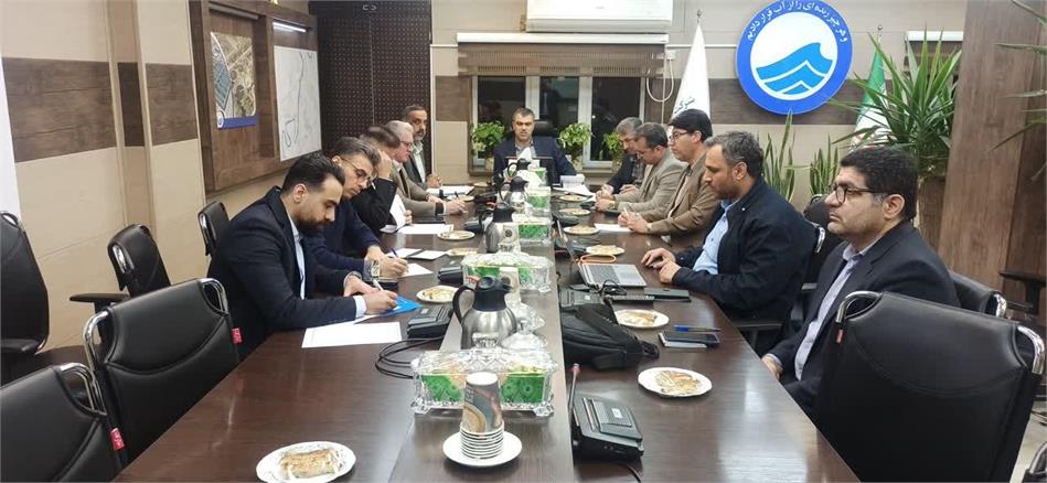 نشست ارزیابی پروژه‌های عمرانی آب در شهرها و روستاهای اهواز