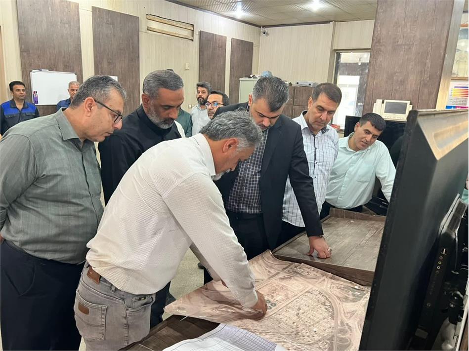 بازدید مدیرعامل آبفا اهواز از تصفیه‌خانه شهید منجزی
