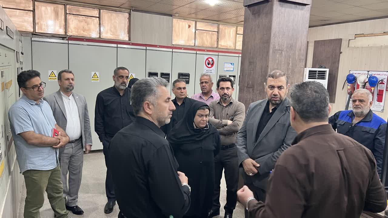 بازدید کارشناسان شرکت مهندسی آبفا کشور از تصفیه‌خانه‌های آب اهواز5