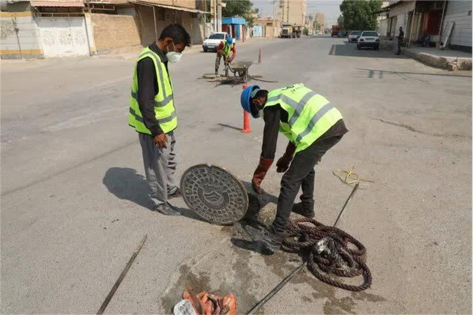 کاهش چشمگیر حوادث شبکه فاضلاب اهواز