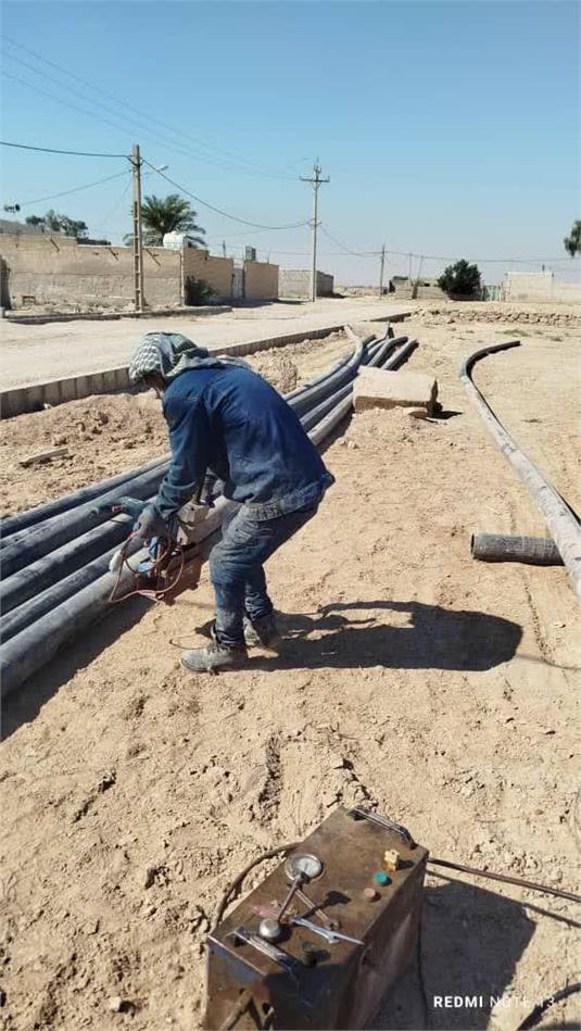 آغاز عملیات اصلاح و توسعه شبکه توزیع آب روستای حیاویه