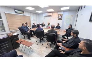 بازدید مدیرعامل شرکت آبفا اهواز از دفتر حراست 2