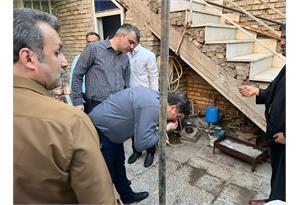 بازدید میدانی مدیرعامل شرکت آبفا اهواز از محلات شهرستان کارون5