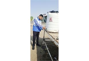 ادامه پایش کیفی و بهداشتی آب مواکب توسط شرکت آب و فاضلاب اهواز