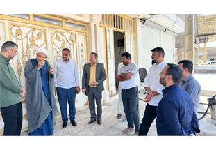 حضور میدانی مدیرعامل شرکت آب و فاضلاب اهواز در منطقه گلدشت