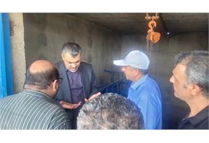 بازدید میدانی مهندس عبیداوی از تأسیسات آبرسانی عین ۲ 2